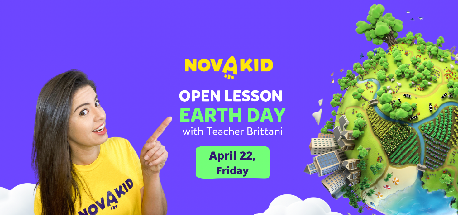 Встречайте День Земли на открытом уроке в Novakid