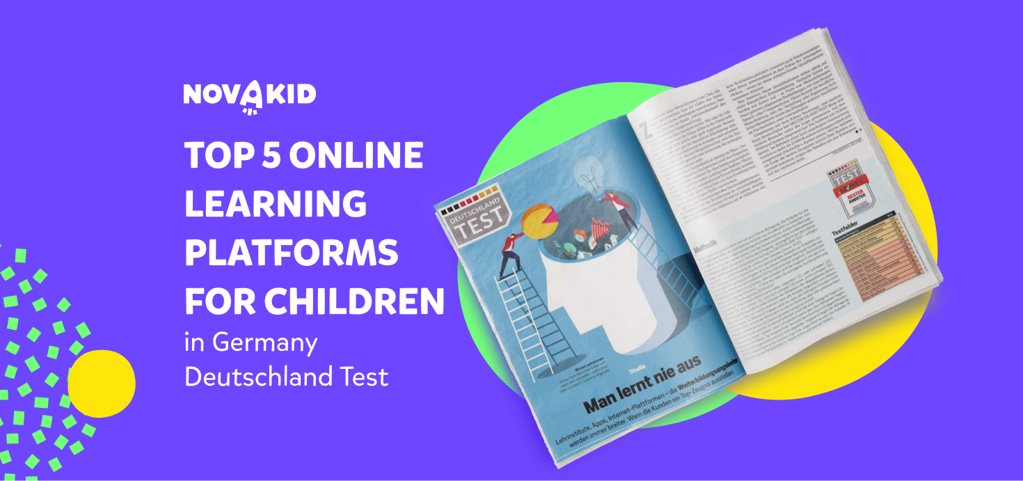 a Novakid – в числе лучших онлайн-платформ для детей в Германии